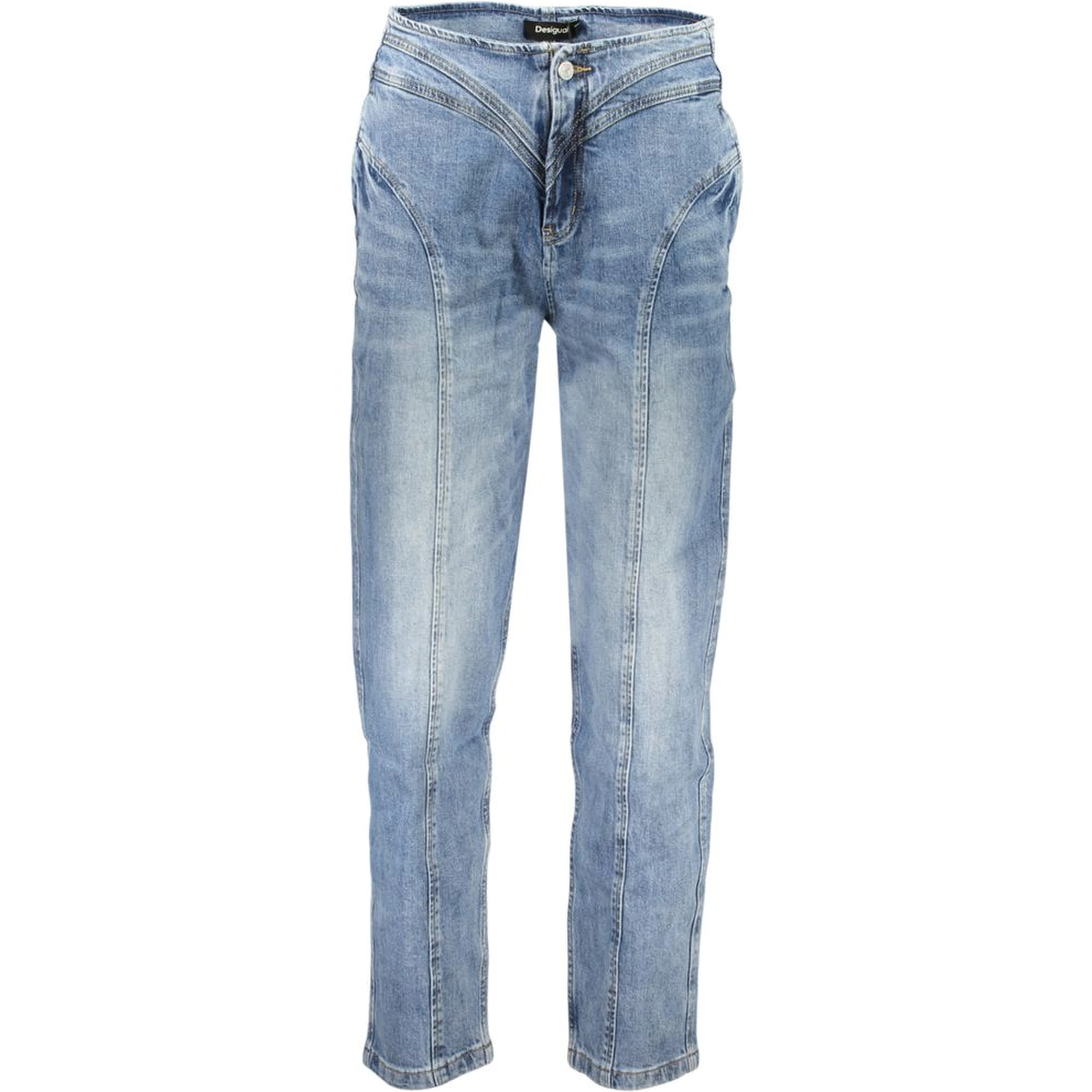 Blue Cotton Jeans Denim