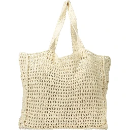 Beige Cotton Handbag