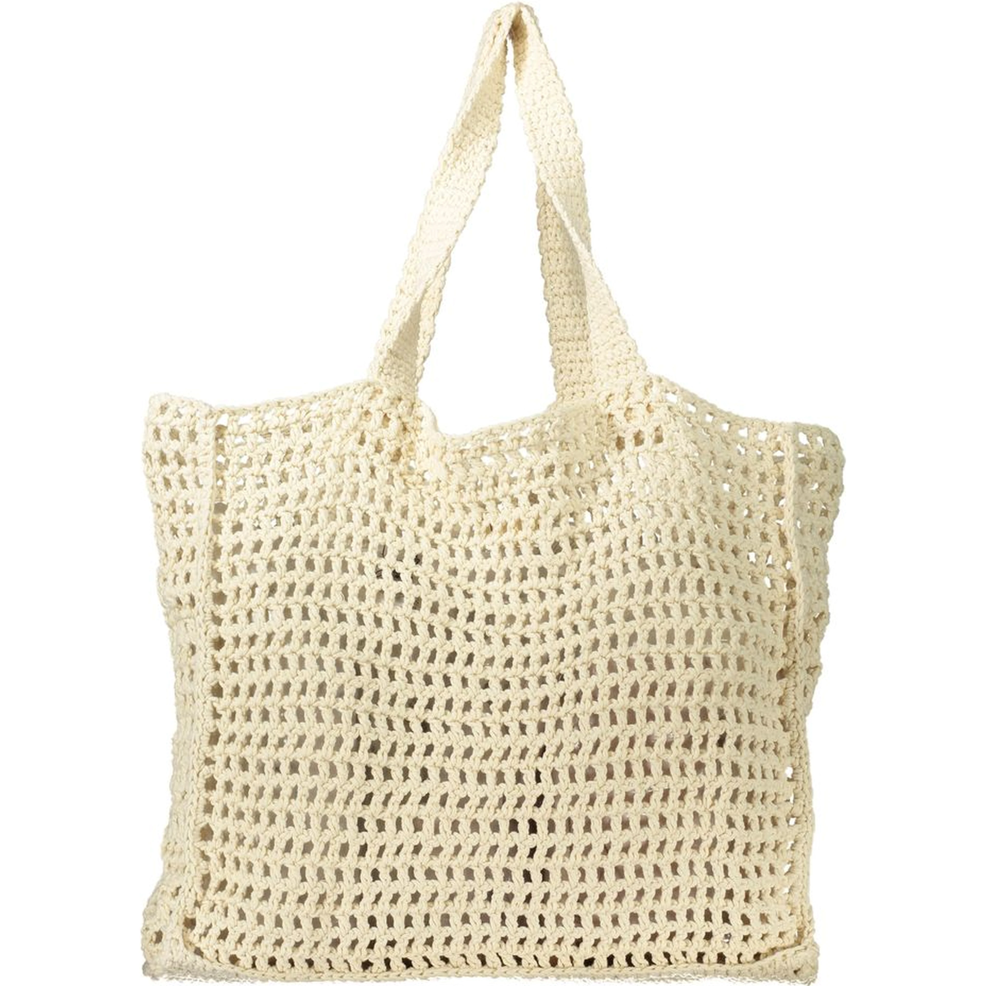 Beige Cotton Handbag