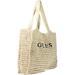 Beige Cotton Handbag