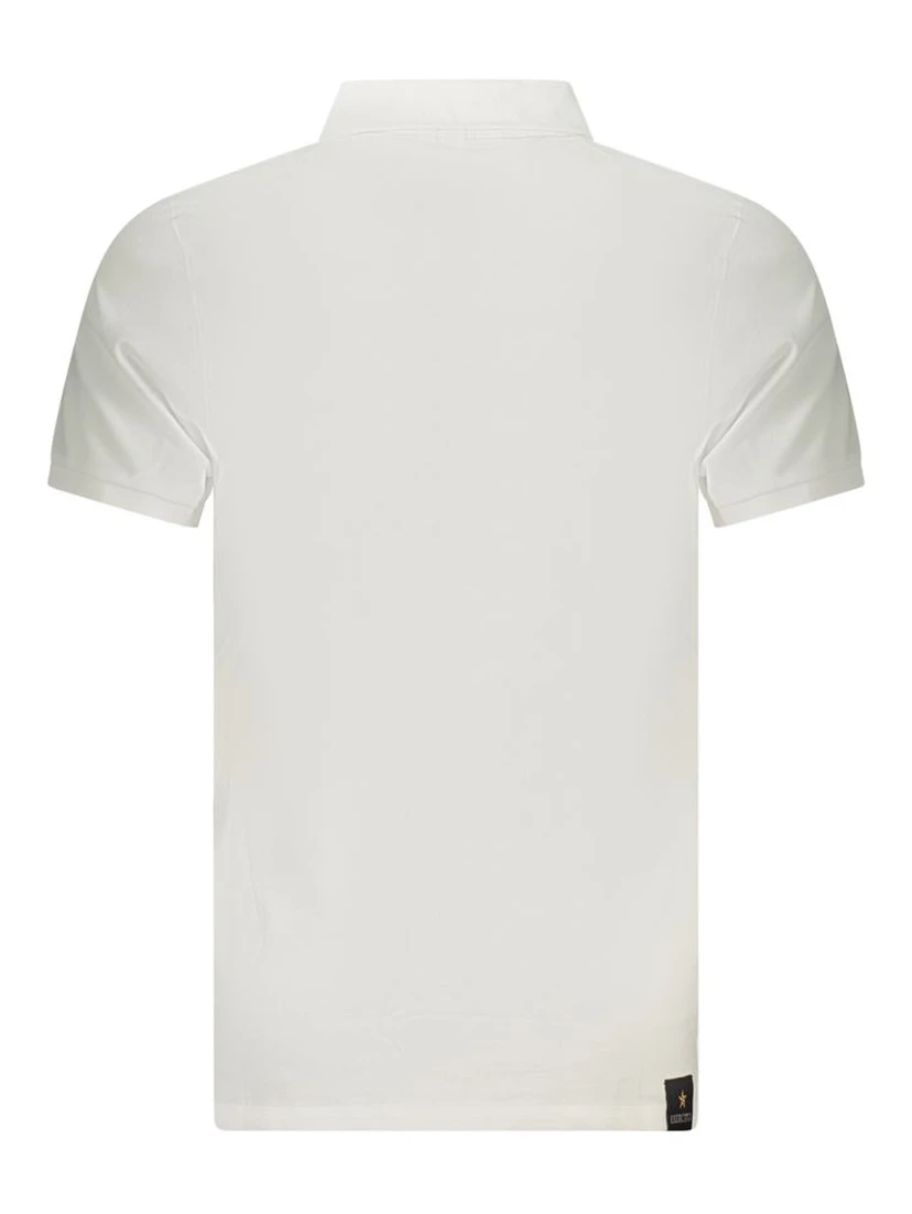 White Cotton Polo Shirt