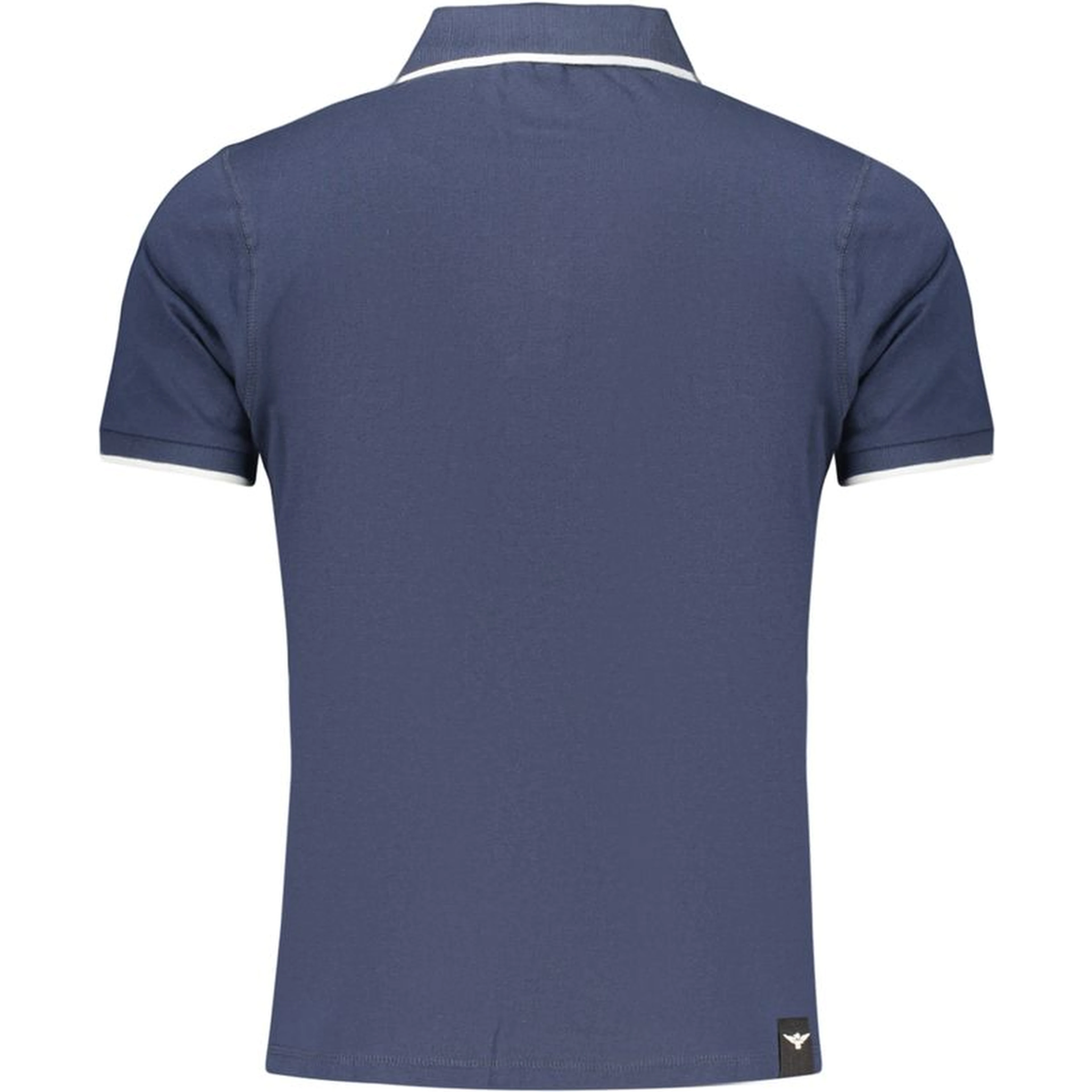 Blue Cotton Polo Shirt