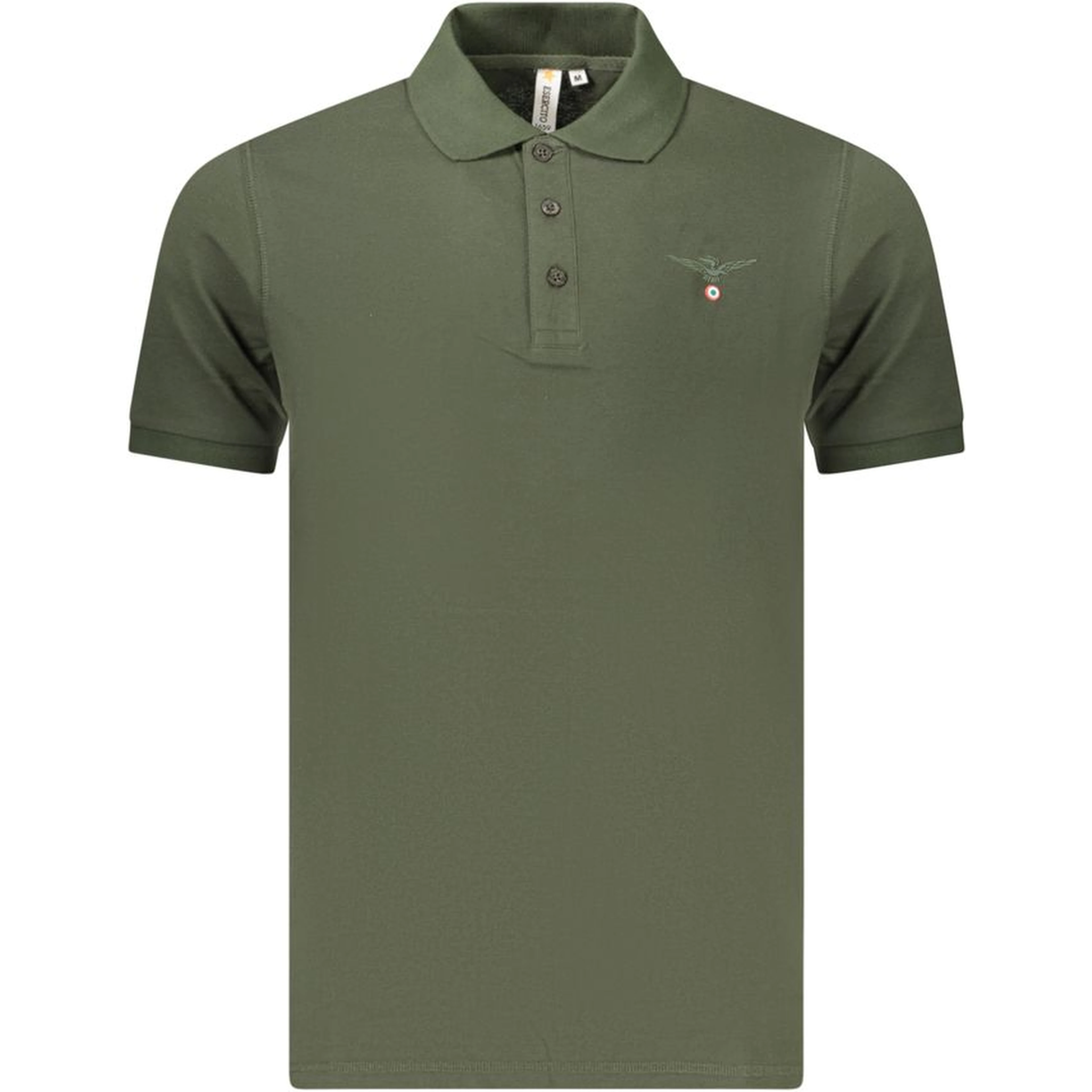 Green Cotton Polo Shirt