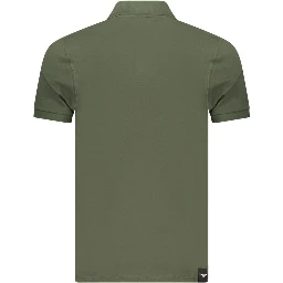 Green Cotton Polo Shirt