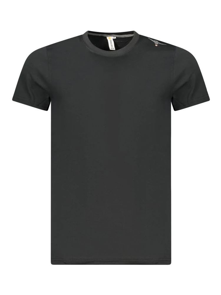 Black Cotton T-Shirt