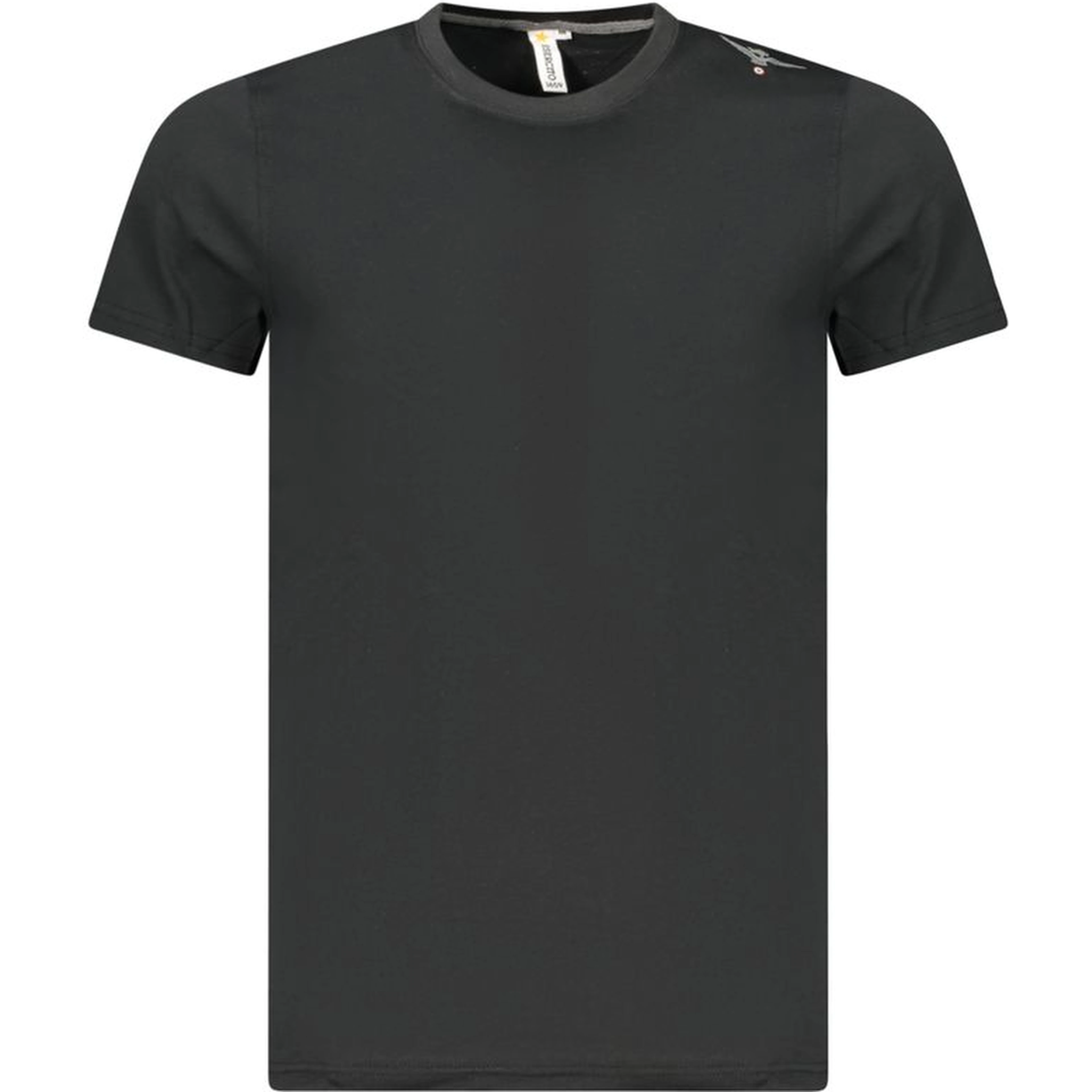 Black Cotton T-Shirt