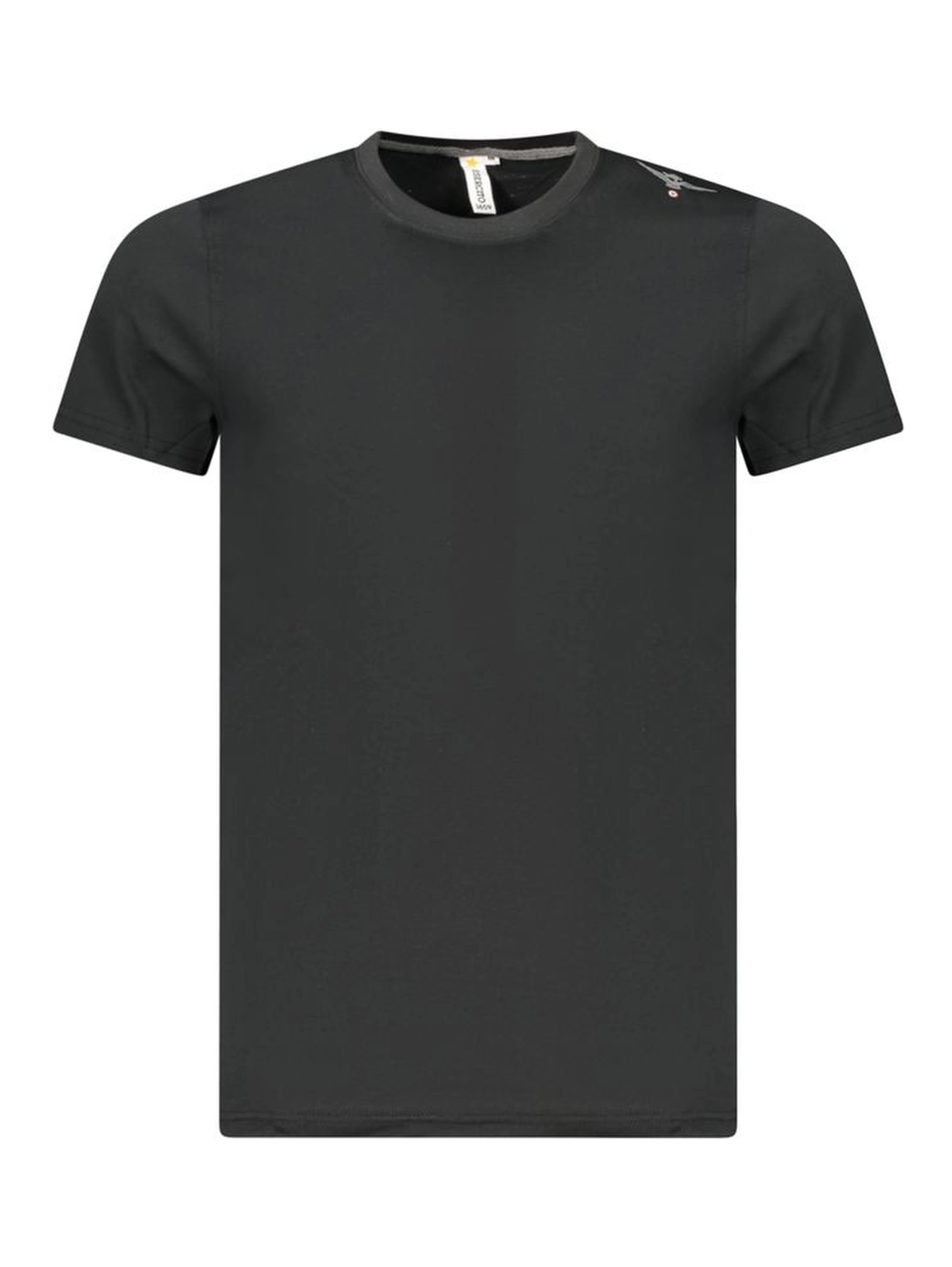Black Cotton T-Shirt