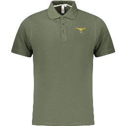 Green Cotton Polo Shirt