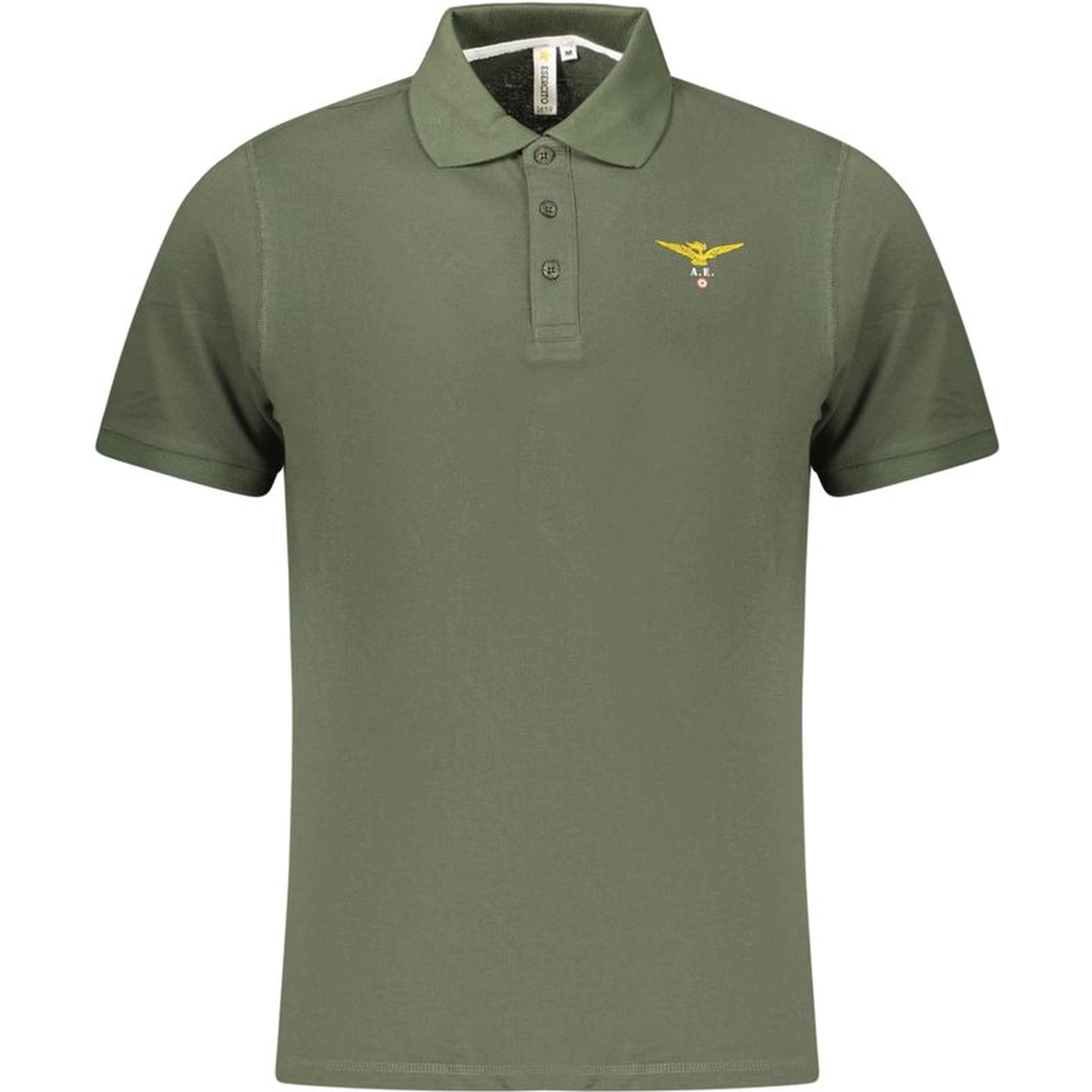 Green Cotton Polo Shirt