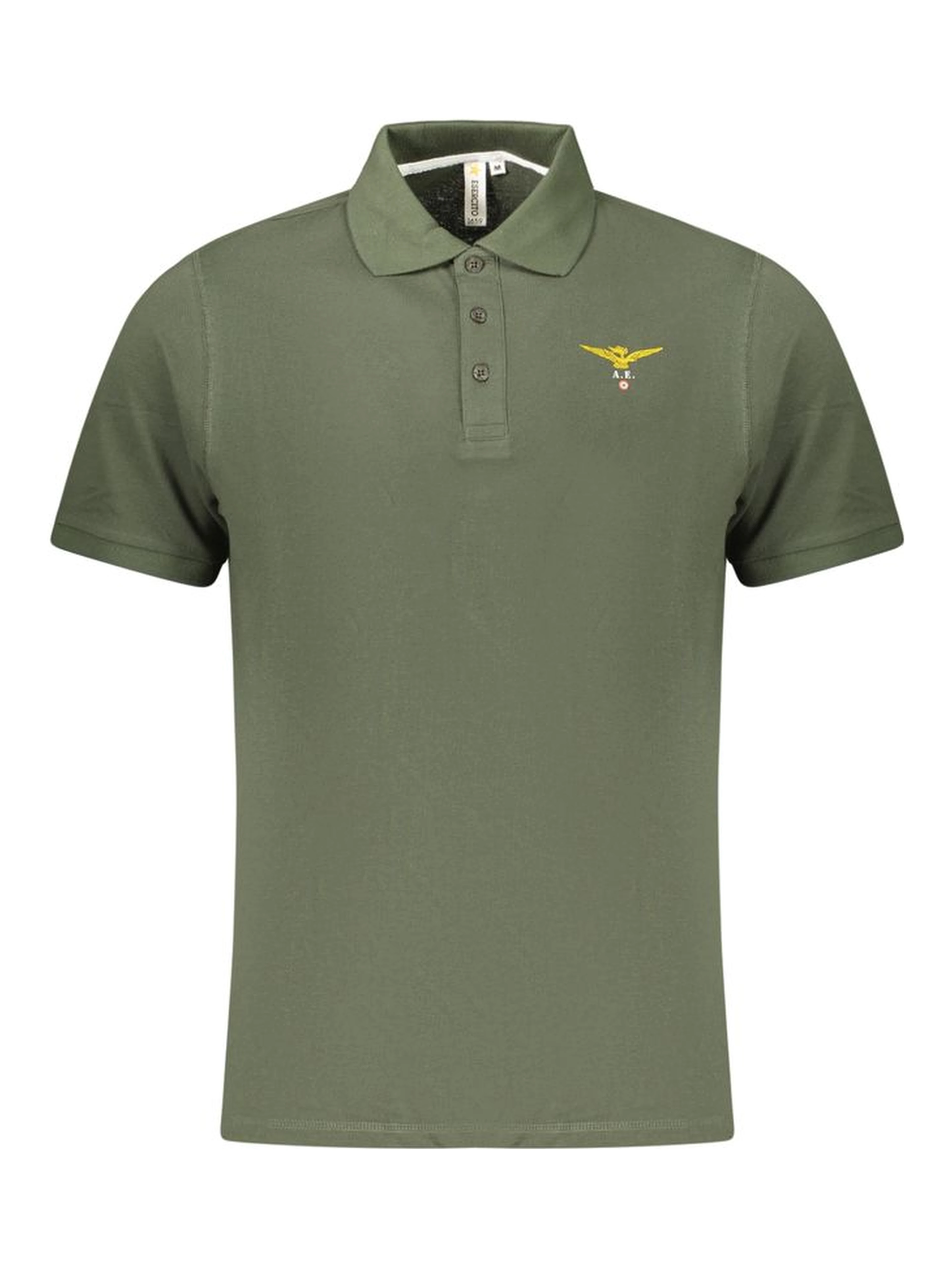 Green Cotton Polo Shirt