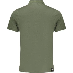 Green Cotton Polo Shirt