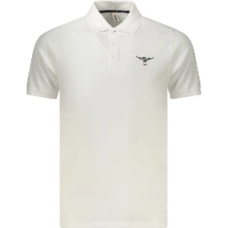 White Cotton Polo Shirt
