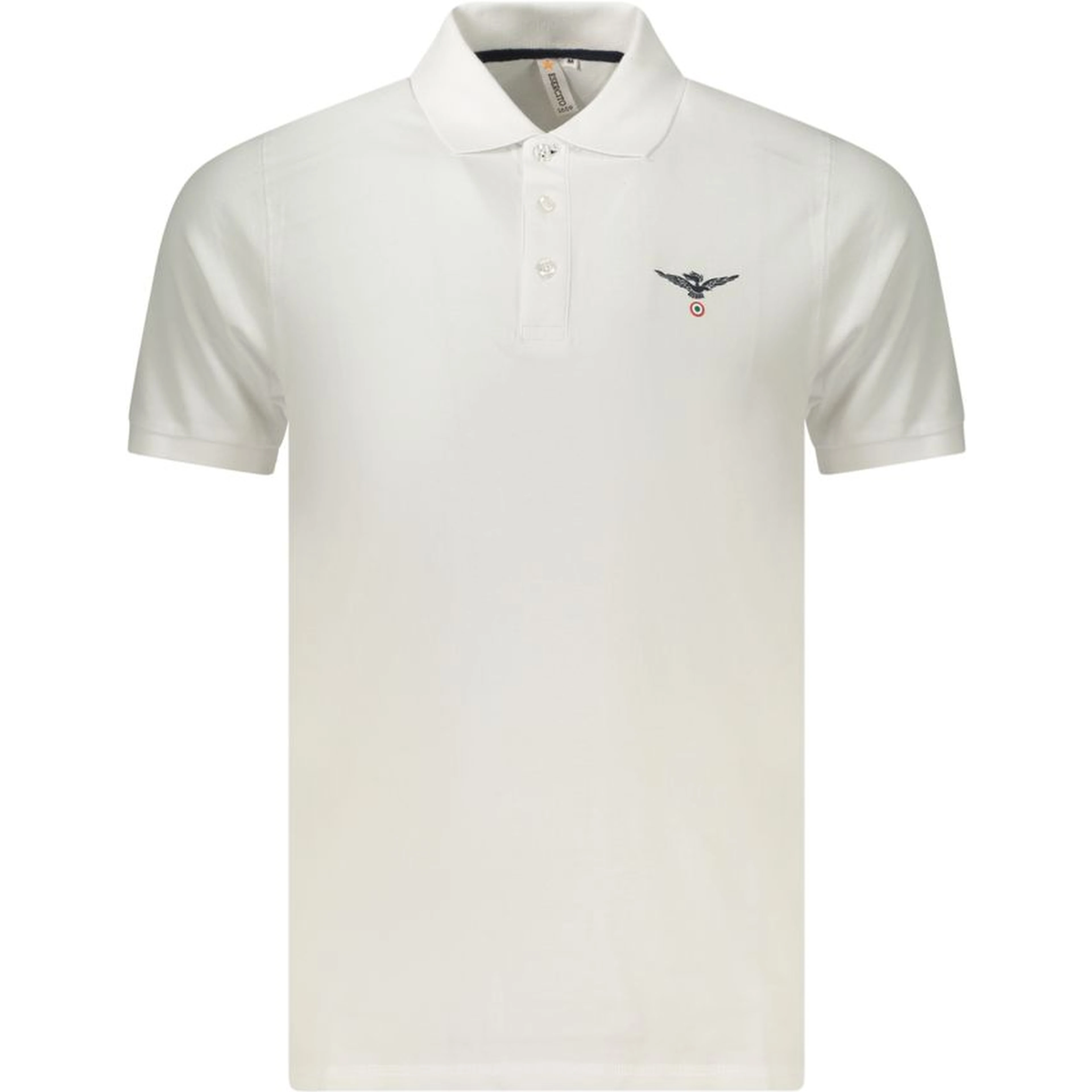 White Cotton Polo Shirt