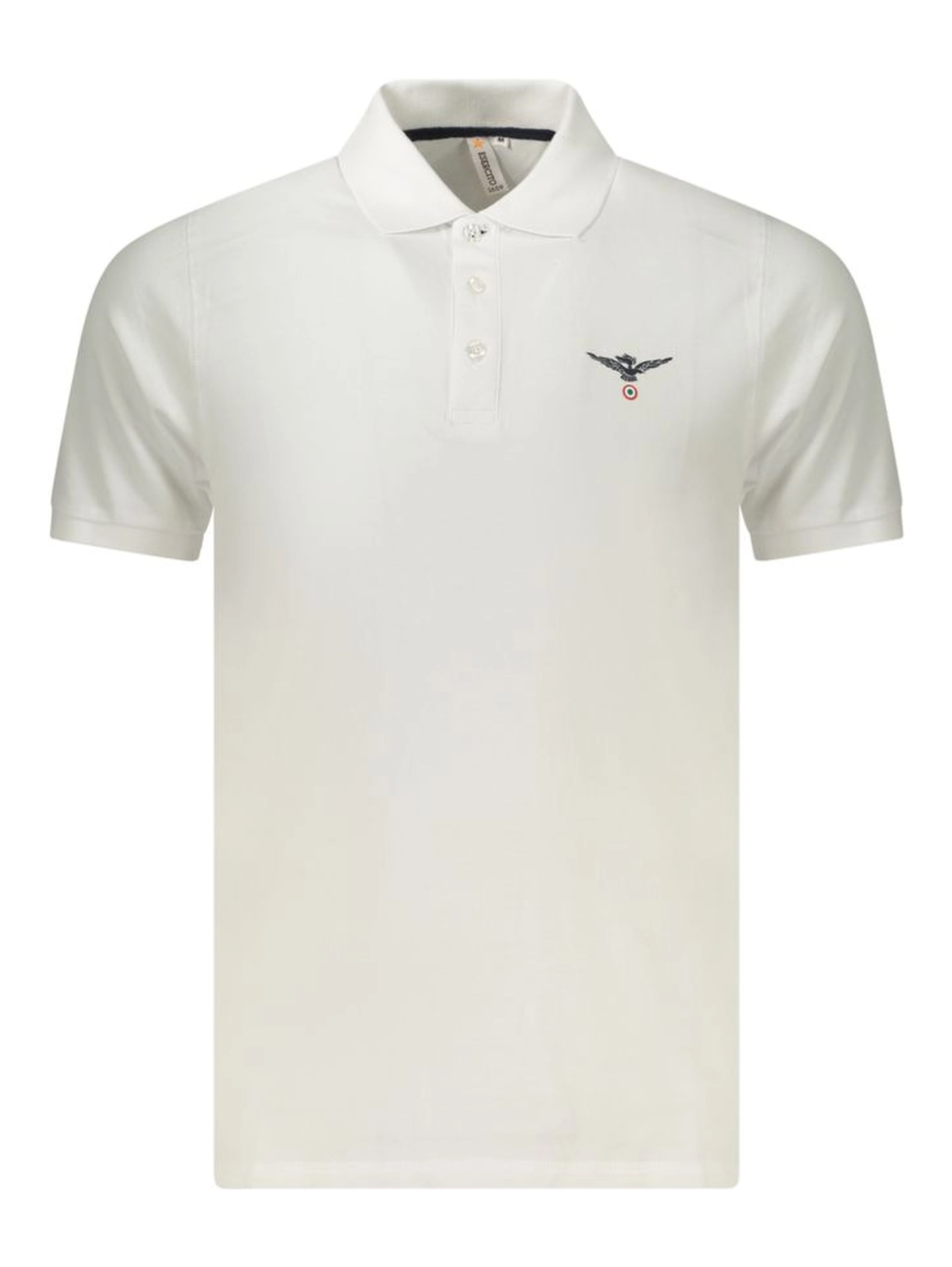 White Cotton Polo Shirt