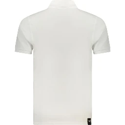 White Cotton Polo Shirt