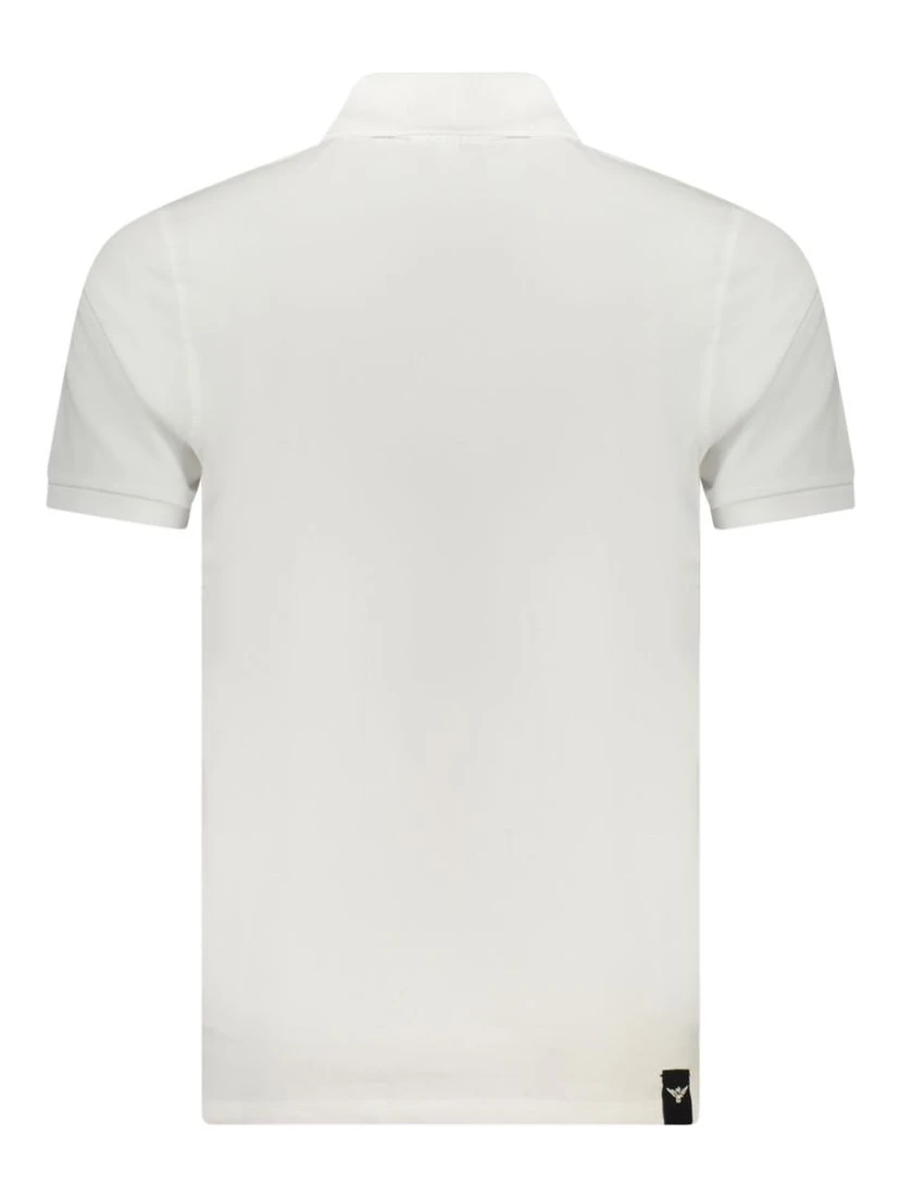 White Cotton Polo Shirt