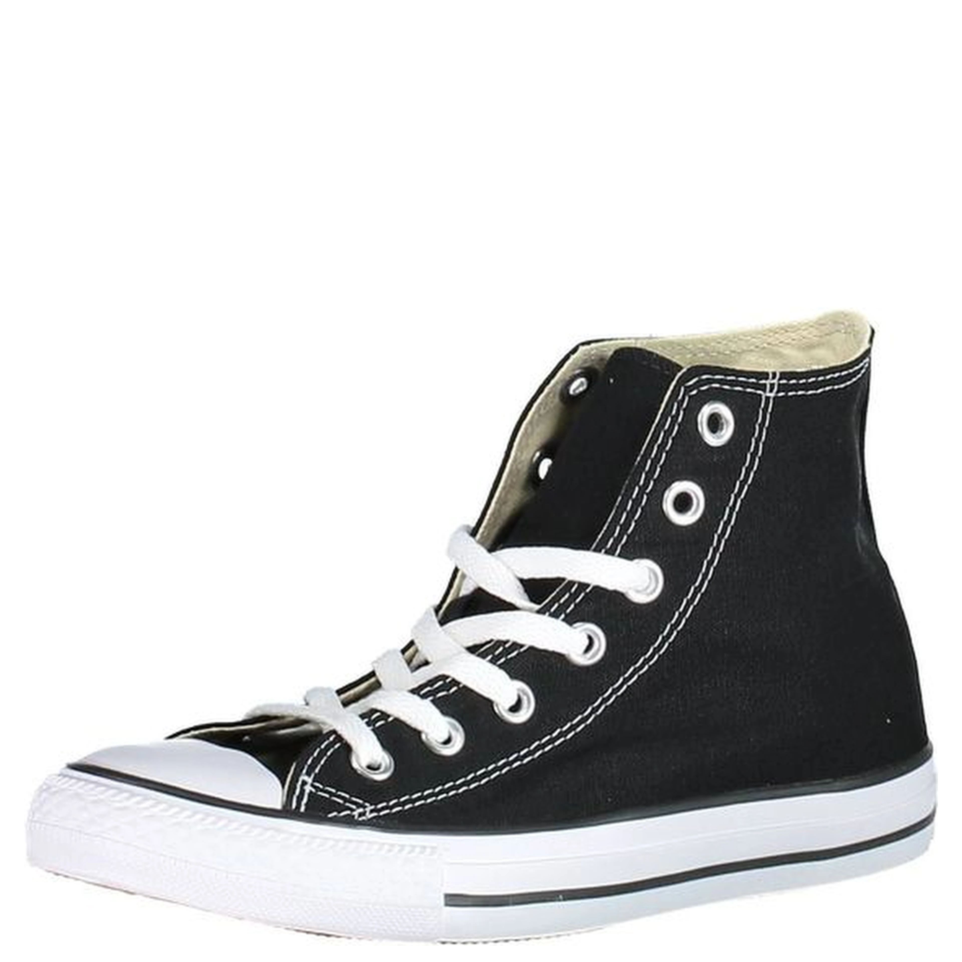 Black Textile Athletic Sneakers