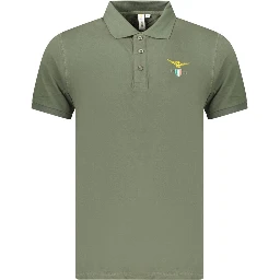 Green Cotton Polo Shirt