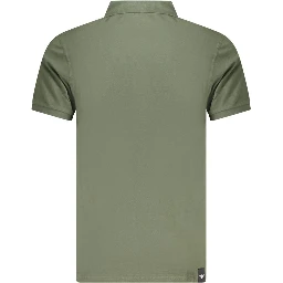 Green Cotton Polo Shirt