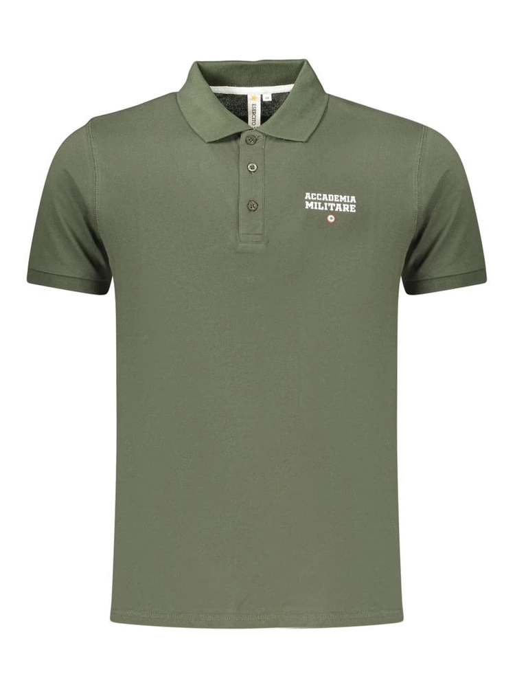 Green Cotton Polo Shirt