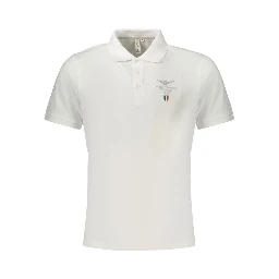 White Cotton Polo Shirt