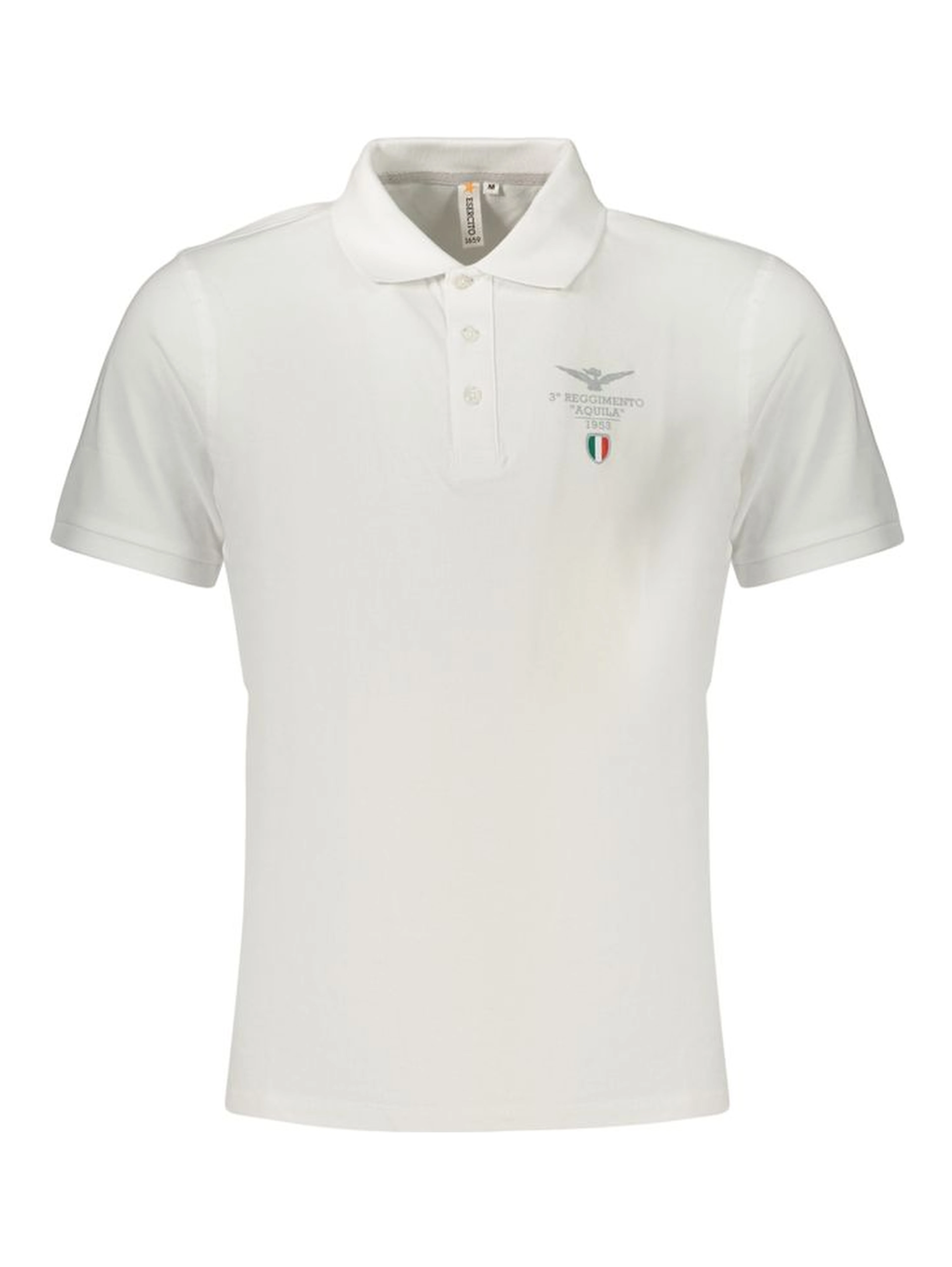 White Cotton Polo Shirt
