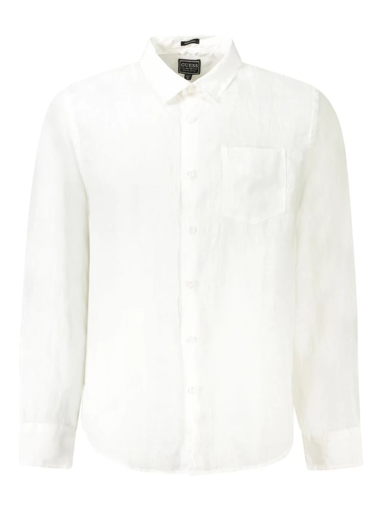 White Linen Dress Shirt