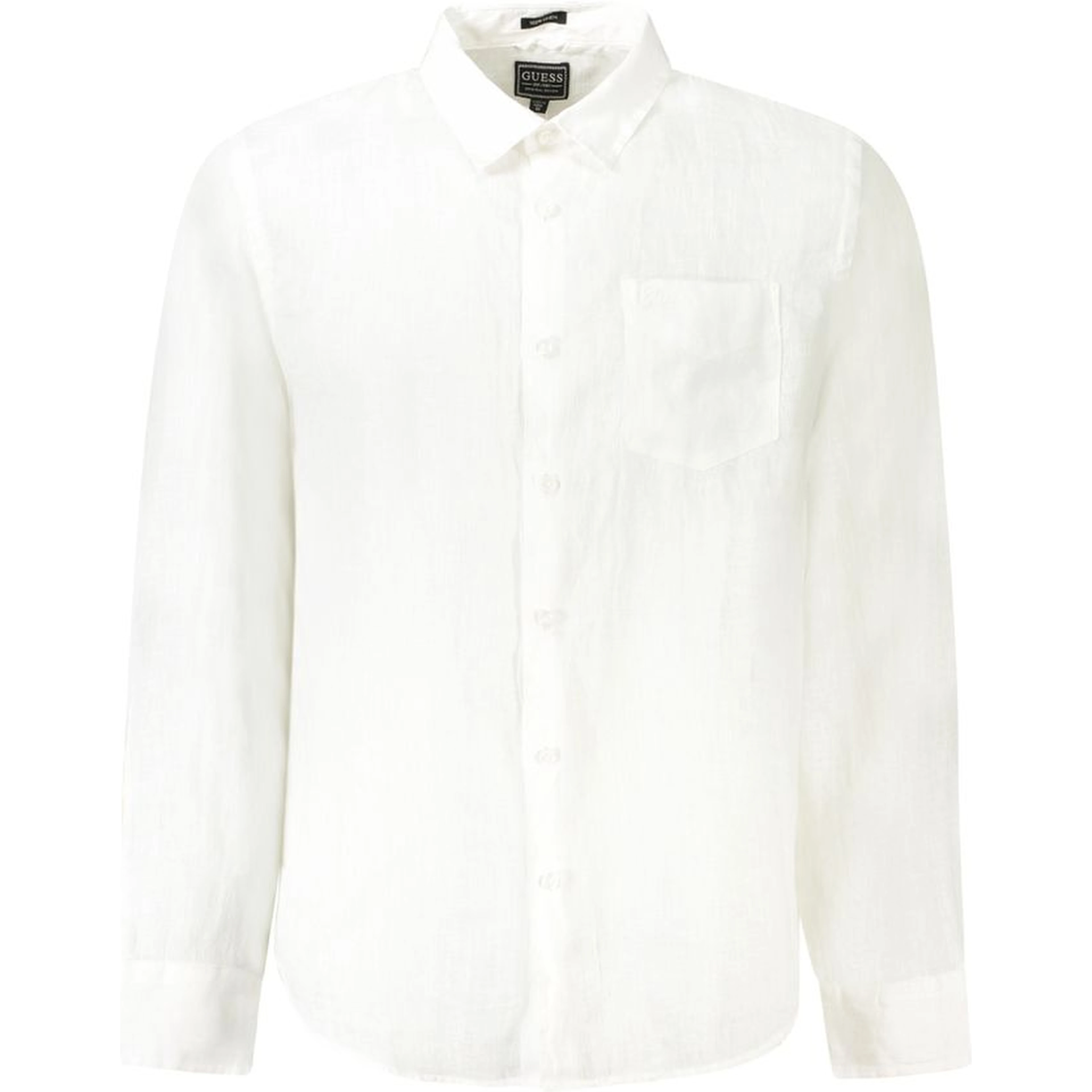White Linen Dress Shirt