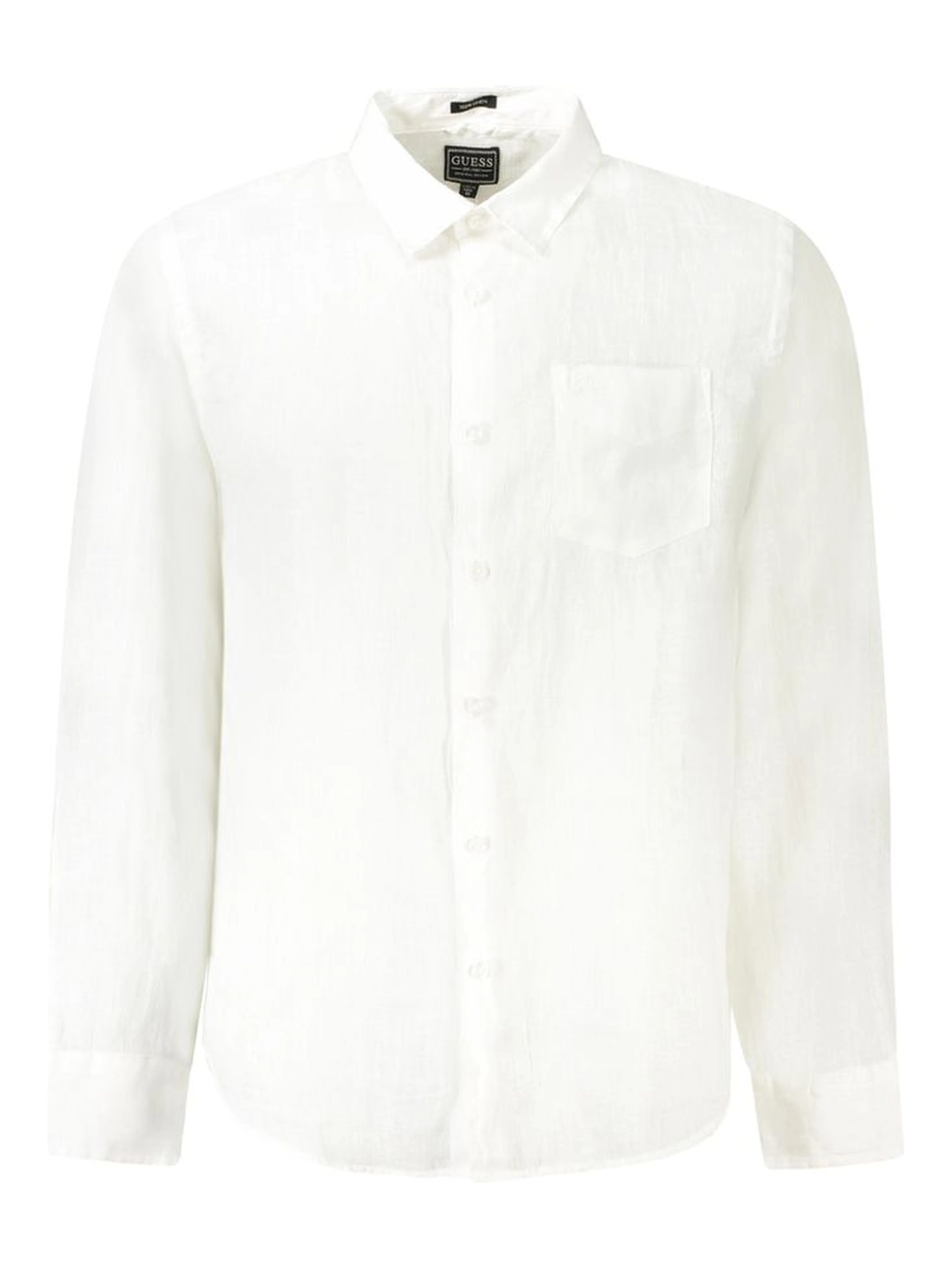 White Linen Dress Shirt