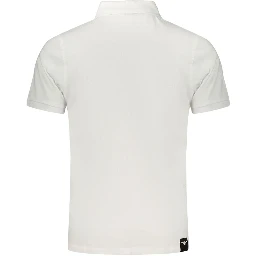 White Cotton Polo Shirt