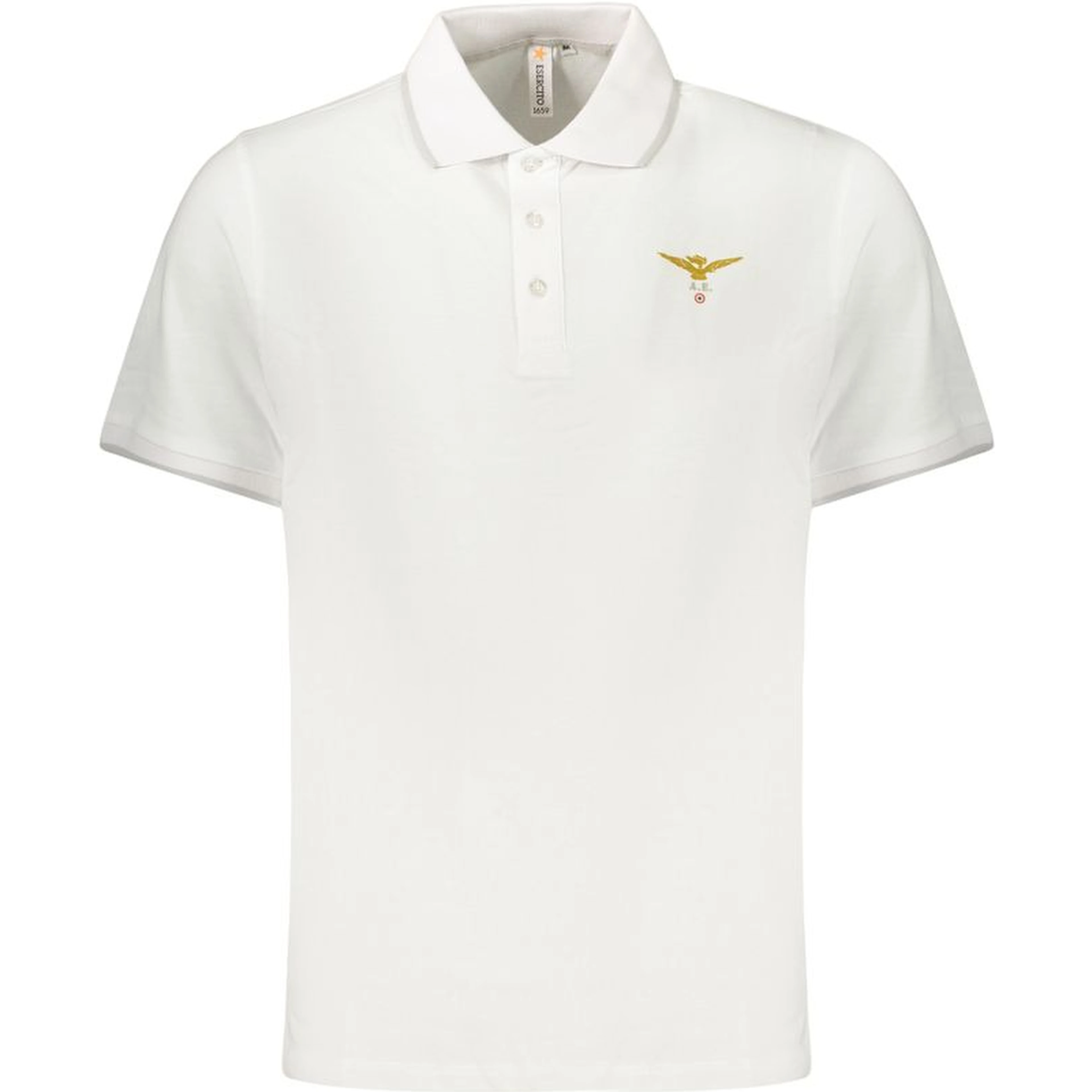 White Cotton Polo Shirt