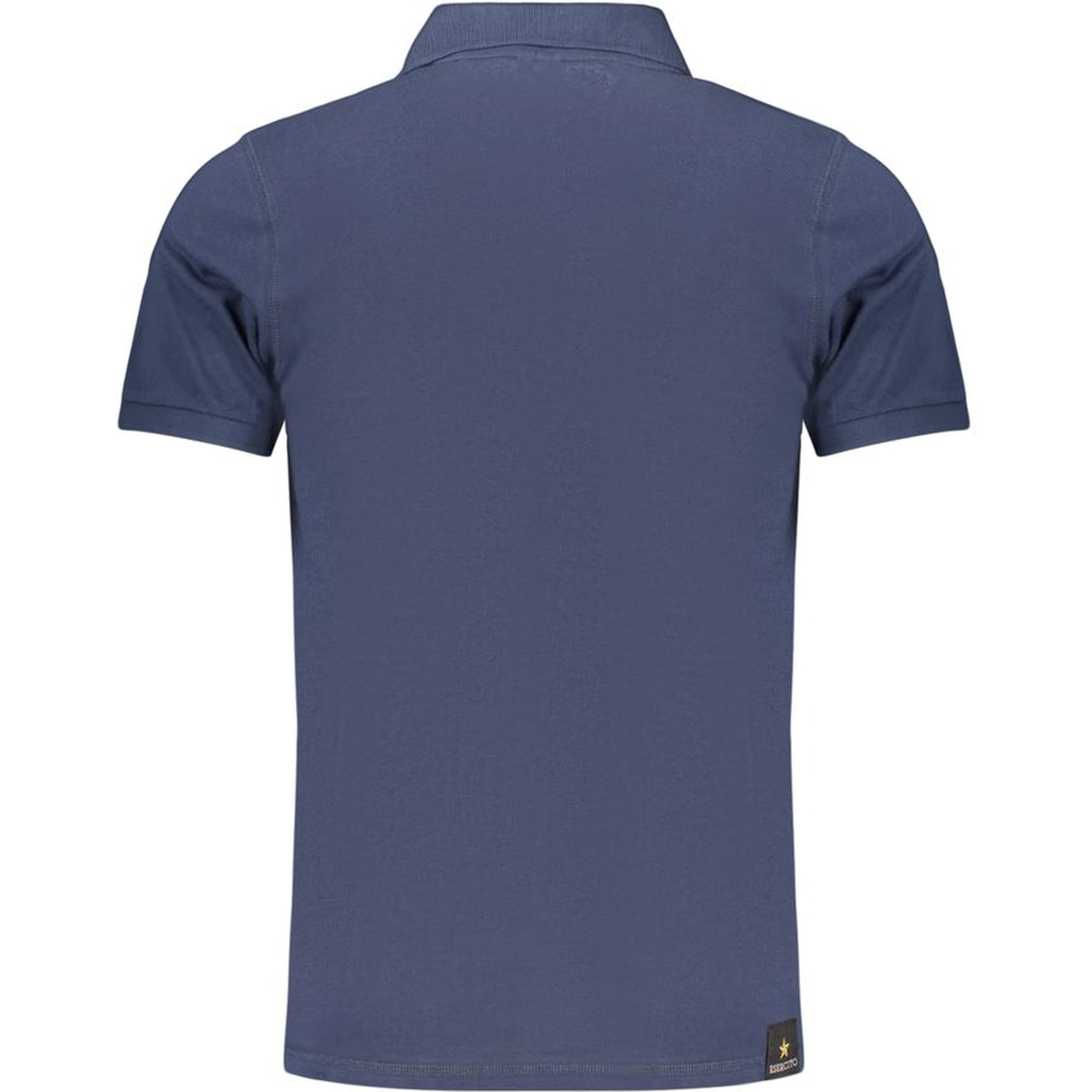 Blue Cotton Polo Shirt