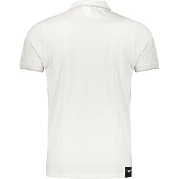 White Cotton Polo Shirt