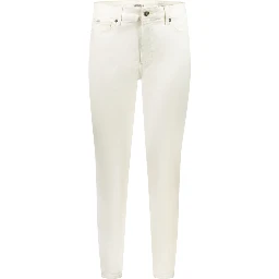 White Cotton Skinny Jeans