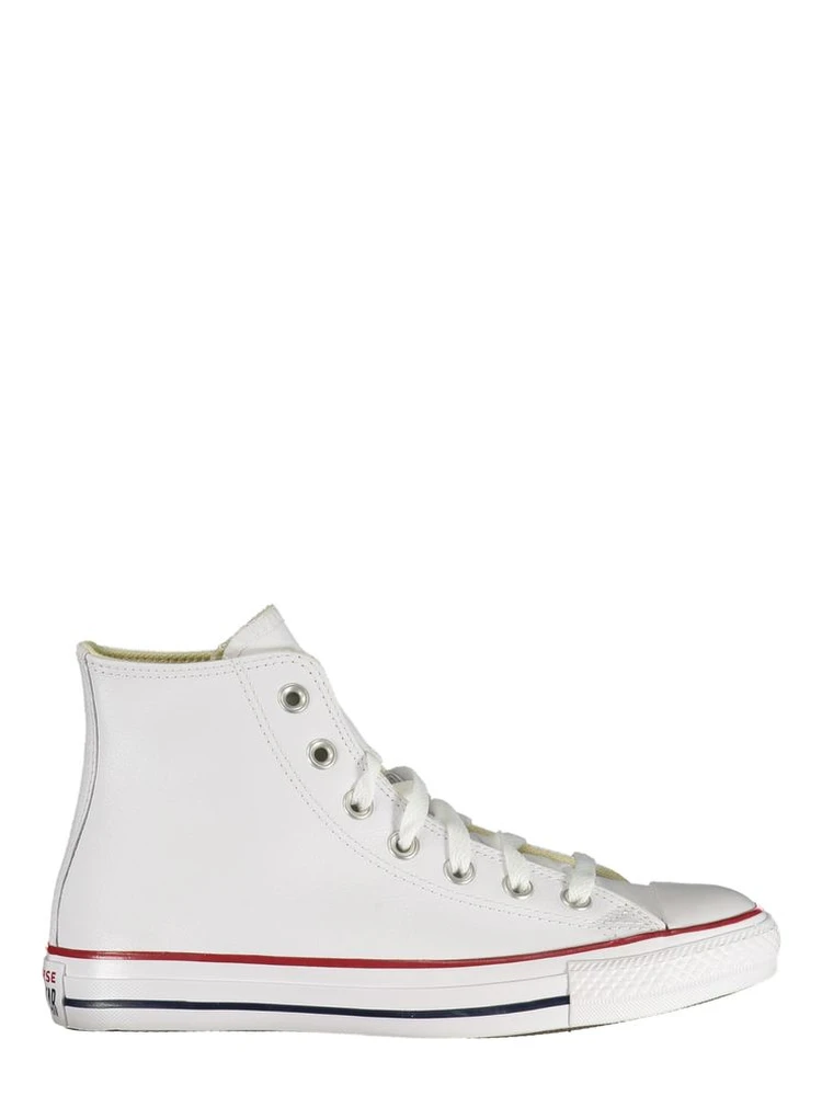 White Synthetic Athletic Sneakers