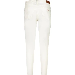 White Cotton Skinny Jeans