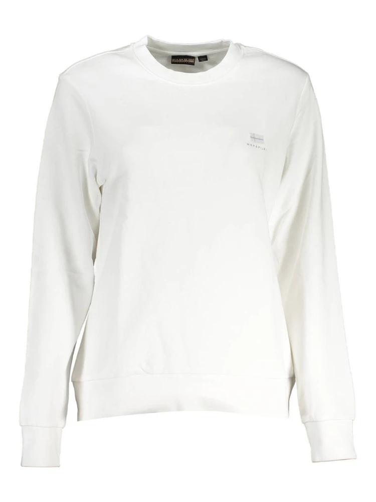 White Cotton Sweatshirt