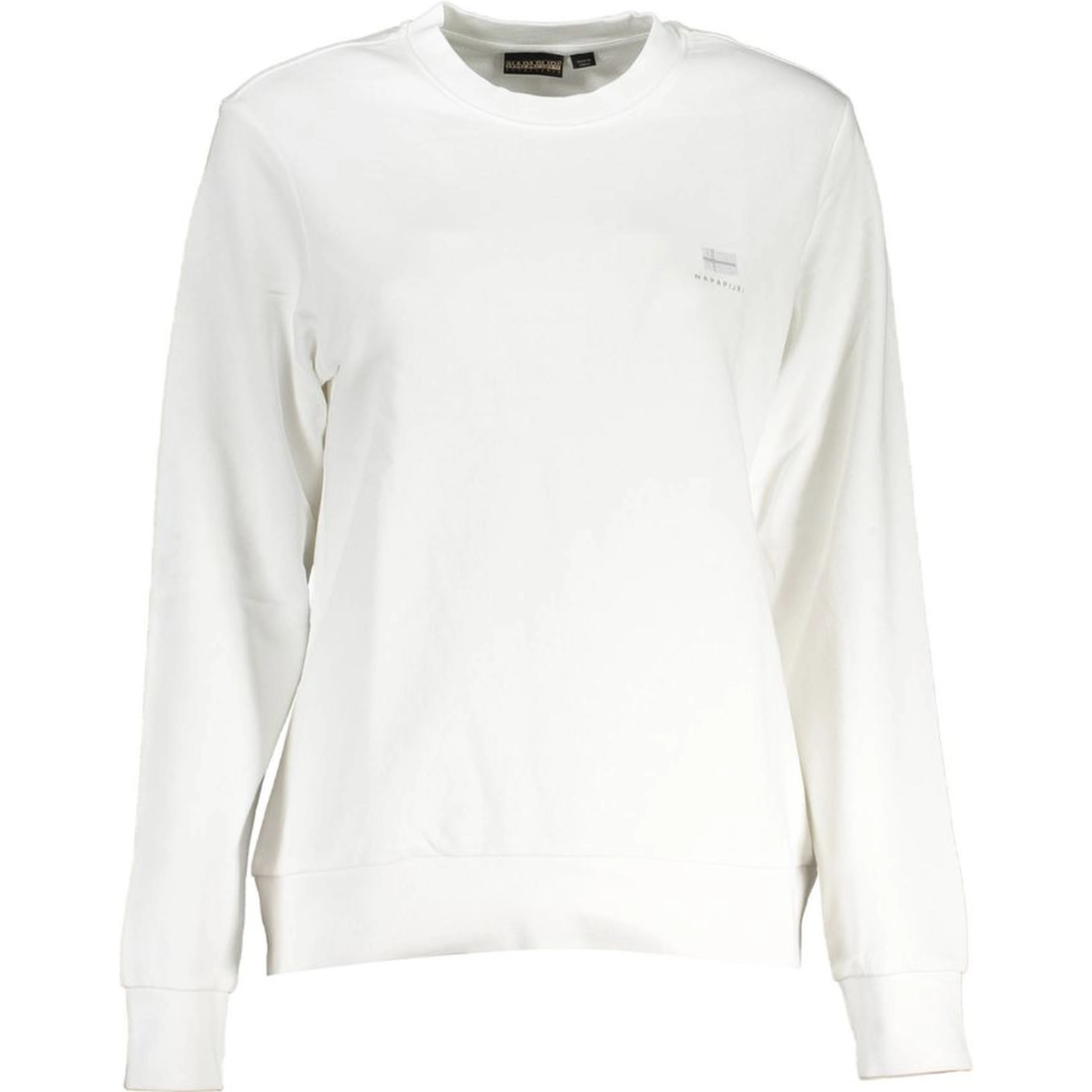 White Cotton Sweatshirt