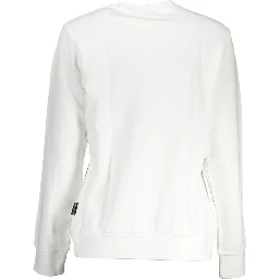 White Cotton Sweatshirt