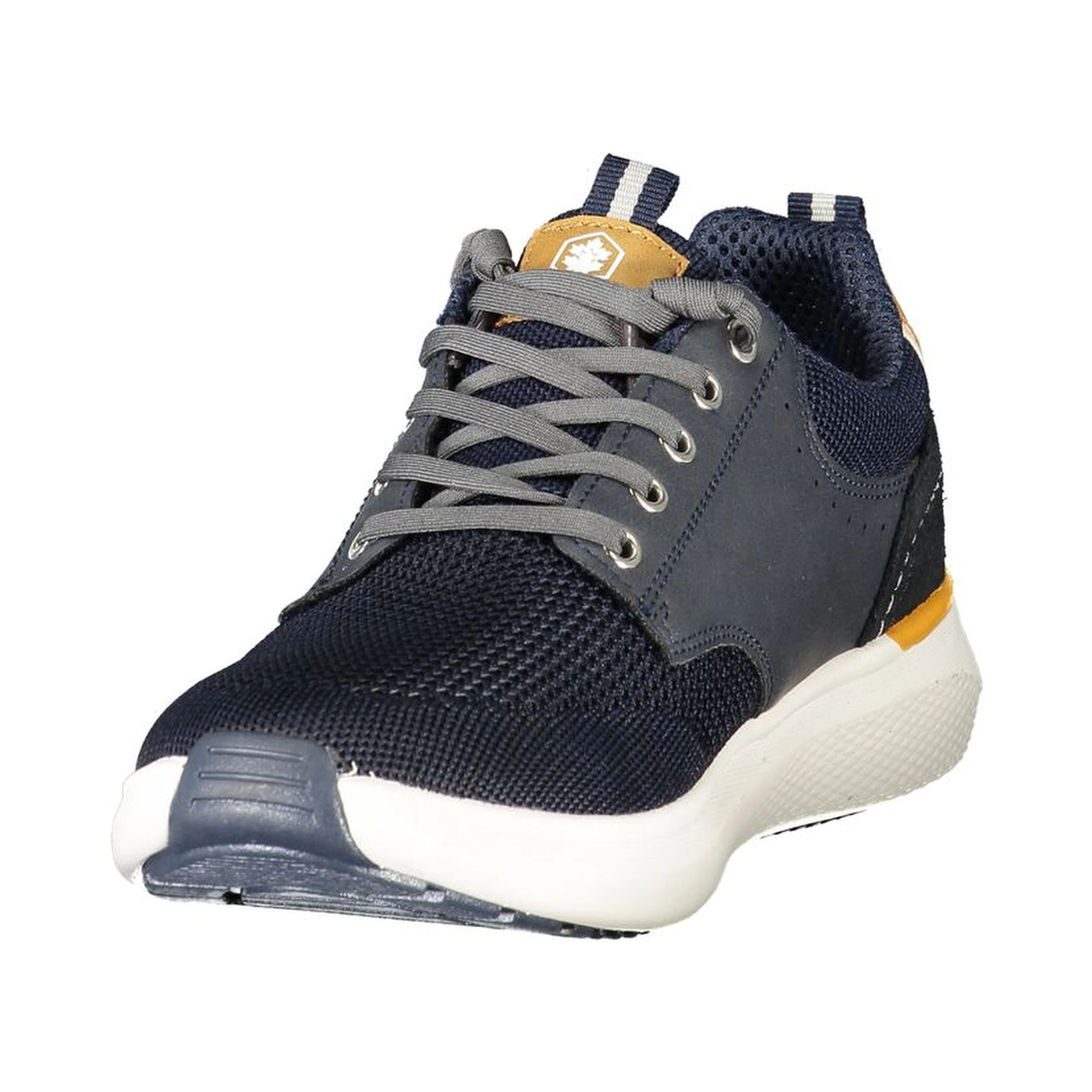 Blue Polyester Athletic Sneakers