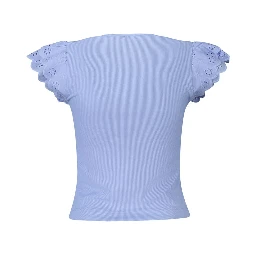Blue Polyester T-Shirt