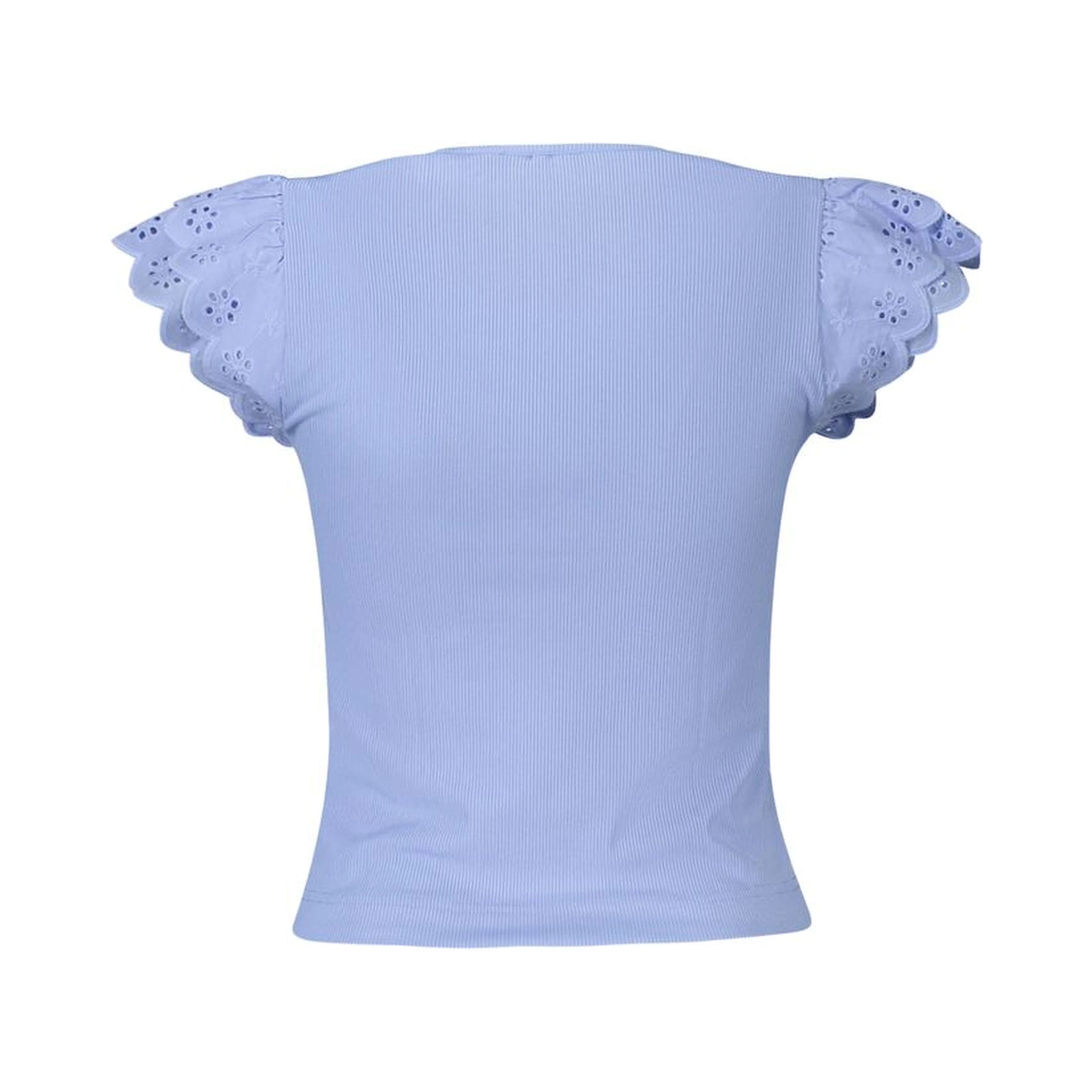 Blue Polyester T-Shirt