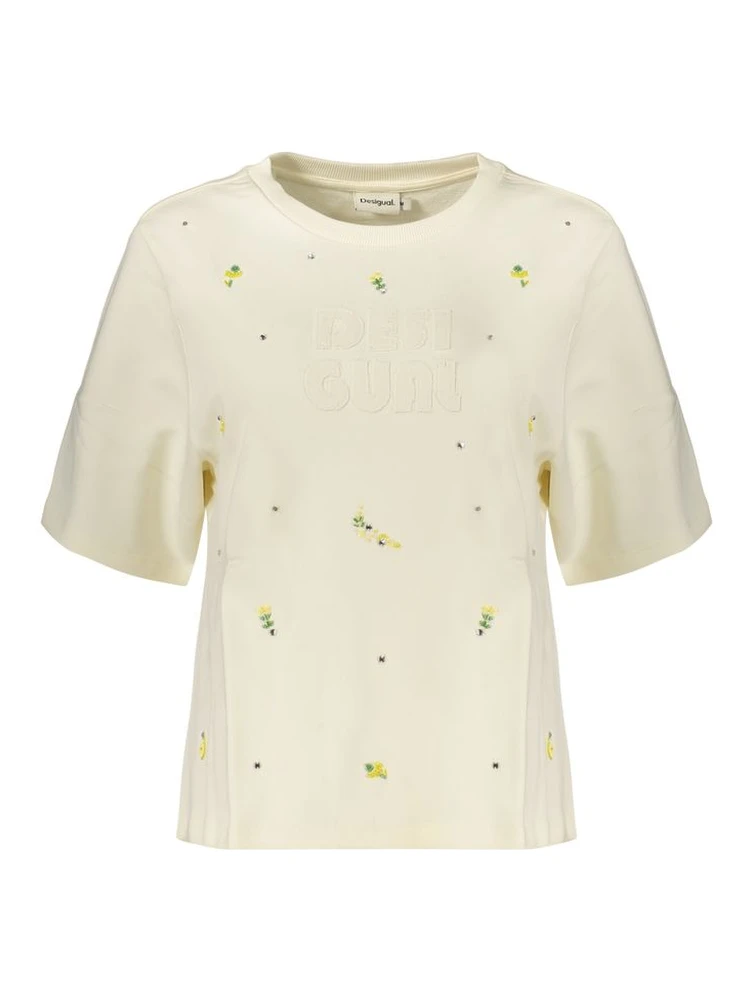 White Cotton Sweatshirt
