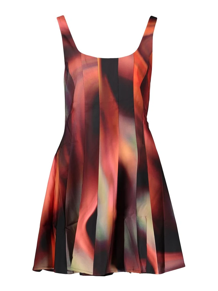 Black Polyester Casual Dress