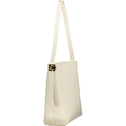 White Leather Handbag