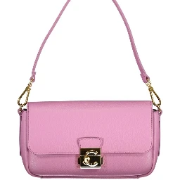 Purple Leather Handbag