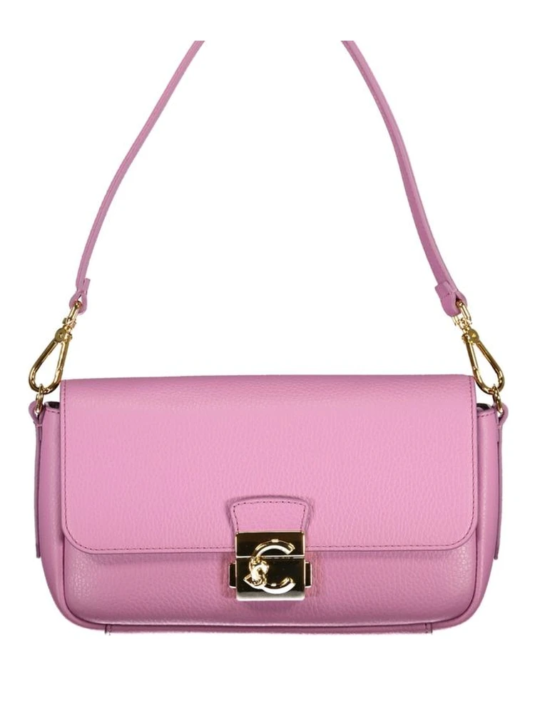 Purple Leather Handbag