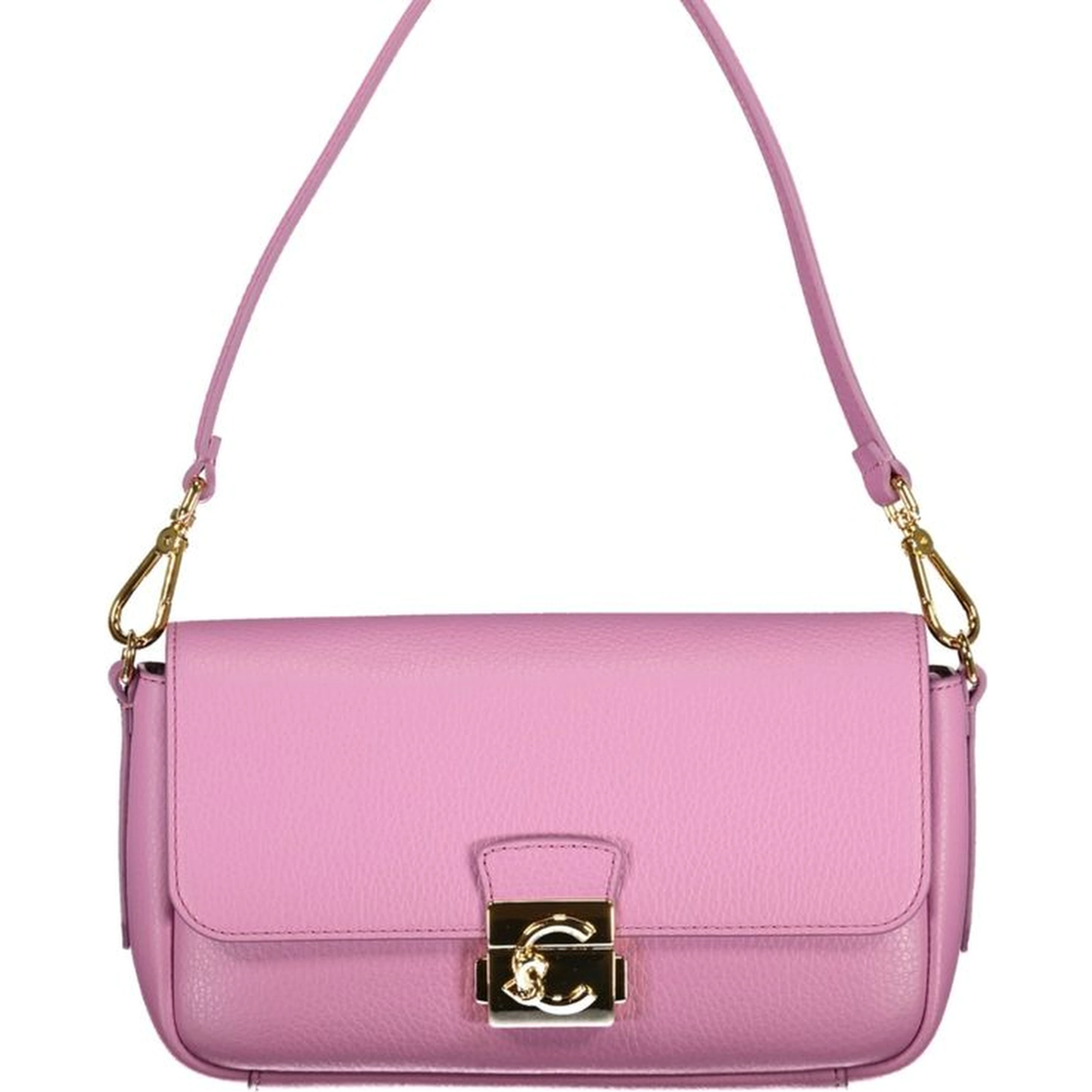 Purple Leather Handbag