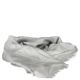 Gray Silk Scarf
