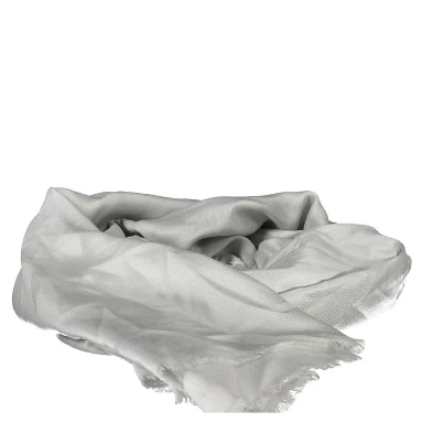 Gray Silk Scarf